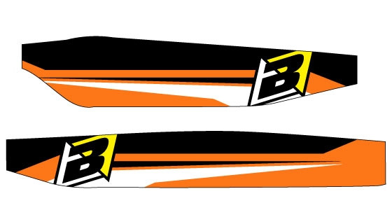 swingarm stickers, SX/SXF 07-10 & EXC 08-11