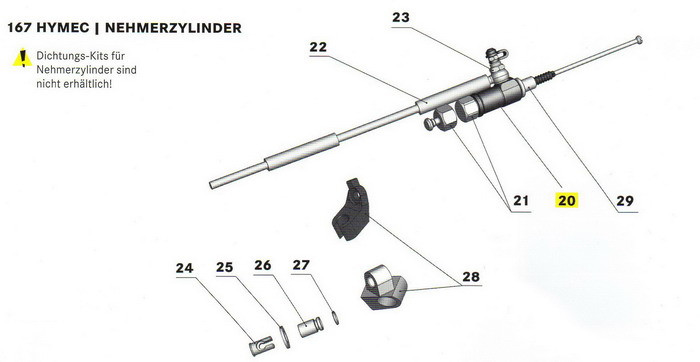 hoses for Magura 164 (Hymec)