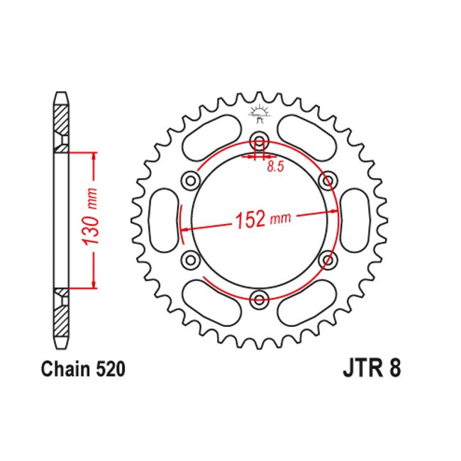 rear sprocket BMW G450X