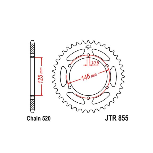 rear sprocket, XTZ750 Super Tenere