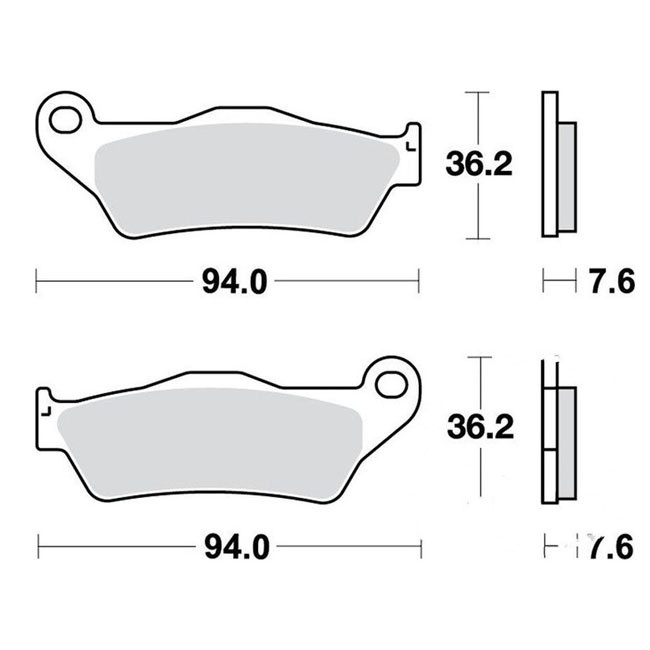 front brake pads, LC4 95-