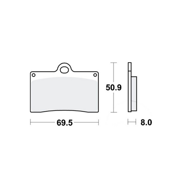 front brake pads, DUKE/SMC