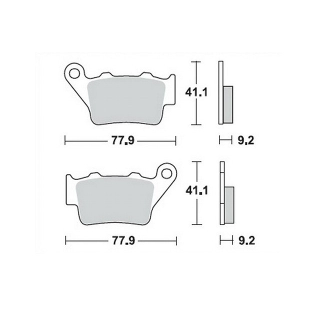 rear brake pads, LC4 95-