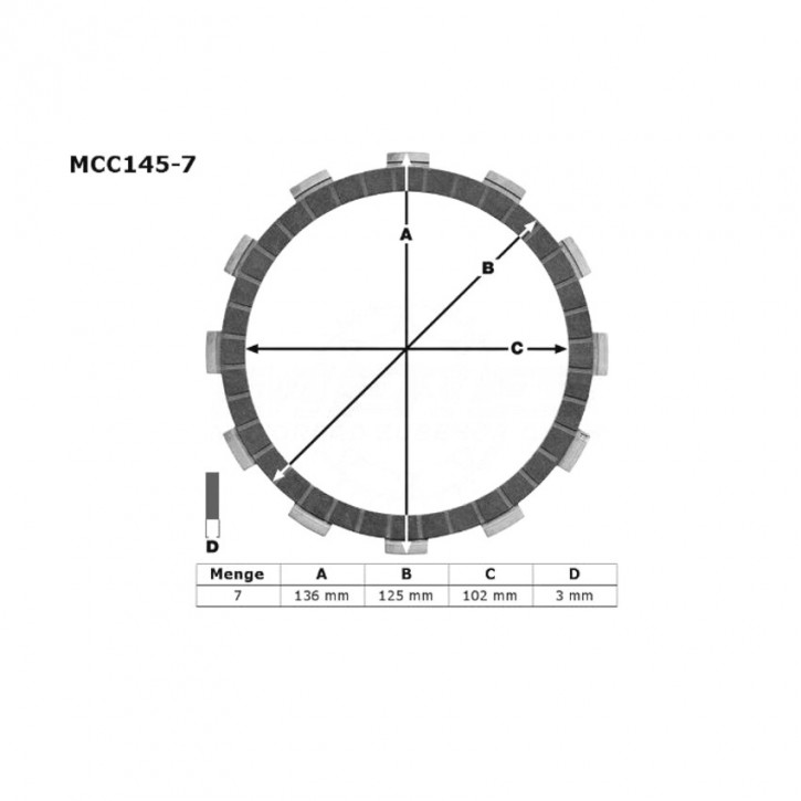 clutch friction plates, XR400