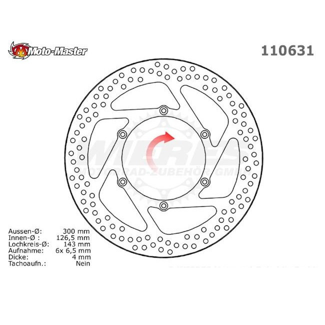 MM HALO front brake disc, KTM LC4 Adventure