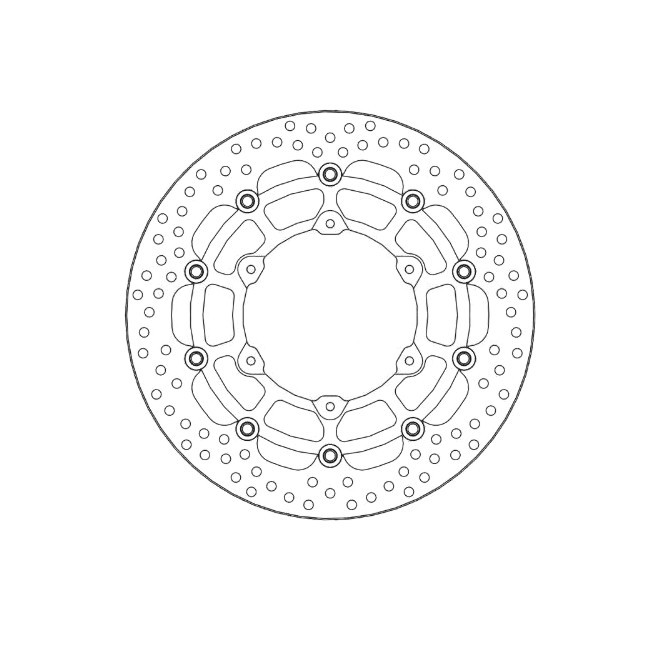 MM HALO front brake disc, HQV 701 SMR