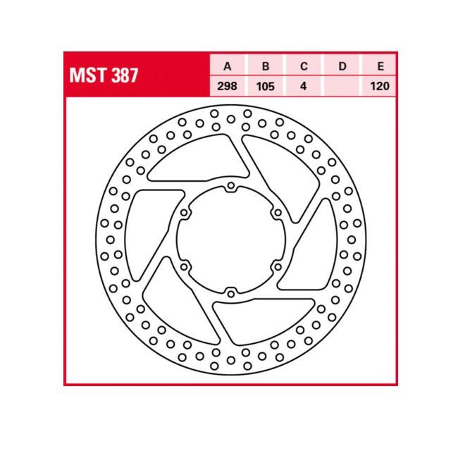 TRW front brake disc, G650 X-Challenge