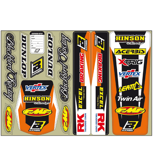 STANDARD sticker set, orange