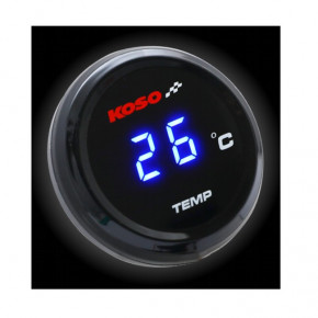 KOSO COIN digital temp gauge, blue