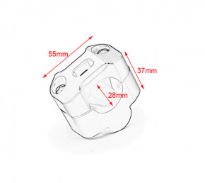 oversize handle bar mounting kit, XR600