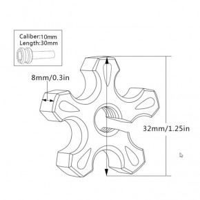 easy clutch adjuste, black anodized