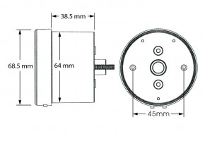 KOSO D64 CUSTOM multimeter