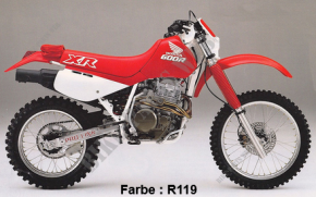 Tankaufkleber XR600 89